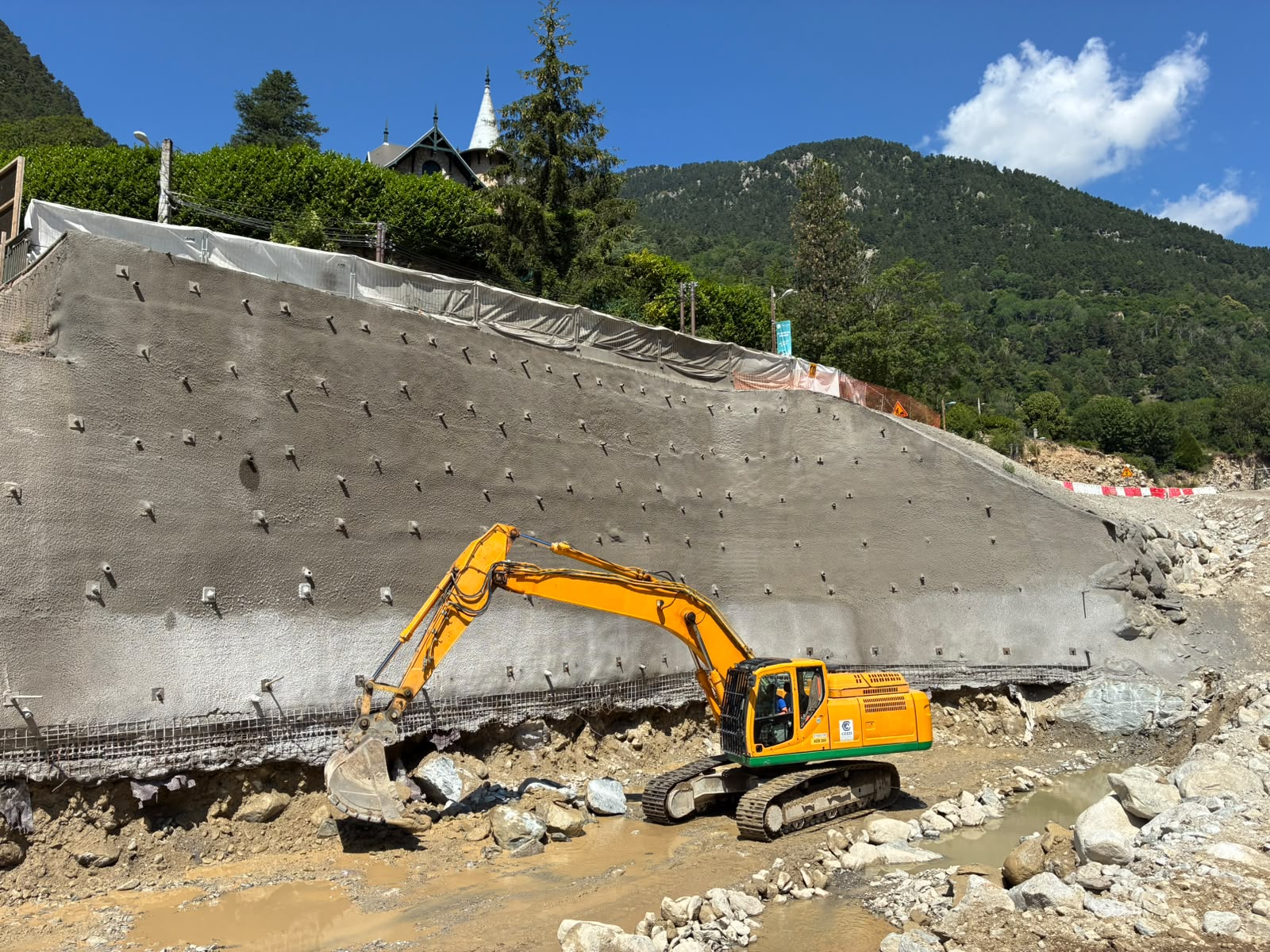 Chantier Saint-Martin-Vésubie